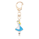 Cute Cartoon Rabbit Paw Keychains For Women Girls Lovely Potted Plant Cactus Alice Girl Key Ring Children Gift Bag Anime Pendant