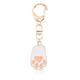 Cute Cartoon Rabbit Paw Keychains For Women Girls Lovely Potted Plant Cactus Alice Girl Key Ring Children Gift Bag Anime Pendant