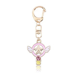 Cute Cartoon Rabbit Paw Keychains For Women Girls Lovely Potted Plant Cactus Alice Girl Key Ring Children Gift Bag Anime Pendant