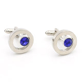 Free Shipping Crystal Cufflinks 28 Stone Designs Hotsale Copper Material Cuff Links Whoelsale&retail