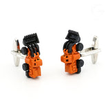 28 Styles Option New Arrival Men's Fashion Cufflinks Red Color Novelty Fire Engine Design Cuff Links Wholesale&retail