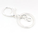 5pcs/lot 30mm Chain Key Ring Long 70mm Popular classic 6 Colors Plated lobster clasp key hook chain jewelry making for keychain
