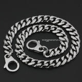 LINSION 316L Stainless Steel 14" ~ 36" Mens Biker Rocker Punk Wallet Chain KeyChain 5N010WC