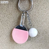 7 Color Sport Ping Pong Table Tennis Ball Badminton Bowling Ball Keychain Key Chain Keyring Key Ring Souvenir Gift 1-17222