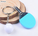 7 Color Sport Ping Pong Table Tennis Ball Badminton Bowling Ball Keychain Key Chain Keyring Key Ring Souvenir Gift 1-17222
