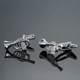 DY  new high quality brass musical instruments Sax trumpet drum piano violin music symbol French shirt Cufflinks free shipping