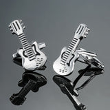 DY  new high quality brass musical instruments Sax trumpet drum piano violin music symbol French shirt Cufflinks free shipping