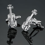 DY  new high quality brass musical instruments Sax trumpet drum piano violin music symbol French shirt Cufflinks free shipping