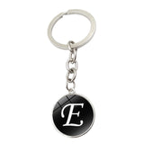 Alphabet Key Chain Ring 26 English Initial Letters name Keychains Car Wallet Handbags Accessories for Girls Women Men