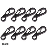 5pcs/lot Spring Buckle Snap Alloy Nickel-free Plating Mini Key Ring Carabiner Bottle Hook  Camping Accessories
