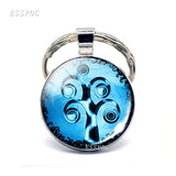 Tree of Life keychain Art Photo Jewelry Keychain Women Fashion Car Key Chain Rings Tree of Life Pendant Valentines Gifts