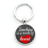 TAFREE Gift for the Teacher Day Keychain The Best teacher Present Cut Car key chain ring holder for men and women Jewelry CT671