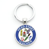TAFREE Gift for the Teacher Day Keychain The Best teacher Present Cut Car key chain ring holder for men and women Jewelry CT671