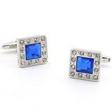 Free Shipping Crystal Cufflinks 28 Stone Designs Hotsale Copper Material Cuff Links Whoelsale&retail