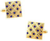 Free Shipping Crystal Cufflinks 28 Stone Designs Hotsale Copper Material Cuff Links Whoelsale&retail