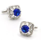 Free Shipping Crystal Cufflinks 28 Stone Designs Hotsale Copper Material Cuff Links Whoelsale&retail