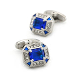 Free Shipping Crystal Cufflinks 28 Stone Designs Hotsale Copper Material Cuff Links Whoelsale&retail