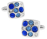 Free Shipping Crystal Cufflinks 28 Stone Designs Hotsale Copper Material Cuff Links Whoelsale&retail