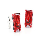 28 Styles Option New Arrival Men's Fashion Cufflinks Red Color Novelty Fire Engine Design Cuff Links Wholesale&retail