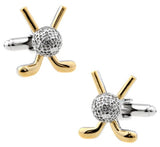 Free Shipping Men's Cufflinks Wholesale Sport Series Rugby Golf Football Tennis Design Fashion Cuff Links For Men Copper Quality