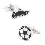 Free Shipping Men's Cufflinks Wholesale Sport Series Rugby Golf Football Tennis Design Fashion Cuff Links For Men Copper Quality