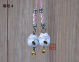 1pc 1pc Omamori Fortune Kiten Cat Good-luck Wealth Cute Phone Accessory Bag Pendant Charm Nice Gift Y16(price is for 1pcs)