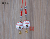 1pc 1pc Omamori Fortune Kiten Cat Good-luck Wealth Cute Phone Accessory Bag Pendant Charm Nice Gift Y16(price is for 1pcs)