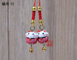 1pc 1pc Omamori Fortune Kiten Cat Good-luck Wealth Cute Phone Accessory Bag Pendant Charm Nice Gift Y16(price is for 1pcs)