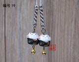1pc 1pc Omamori Fortune Kiten Cat Good-luck Wealth Cute Phone Accessory Bag Pendant Charm Nice Gift Y16(price is for 1pcs)