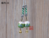 1pc 1pc Omamori Fortune Kiten Cat Good-luck Wealth Cute Phone Accessory Bag Pendant Charm Nice Gift Y16(price is for 1pcs)