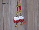 1pc 1pc Omamori Fortune Kiten Cat Good-luck Wealth Cute Phone Accessory Bag Pendant Charm Nice Gift Y16(price is for 1pcs)
