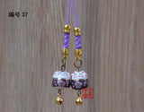 1pc 1pc Omamori Fortune Kiten Cat Good-luck Wealth Cute Phone Accessory Bag Pendant Charm Nice Gift Y16(price is for 1pcs)