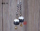 1pc 1pc Omamori Fortune Kiten Cat Good-luck Wealth Cute Phone Accessory Bag Pendant Charm Nice Gift Y16(price is for 1pcs)
