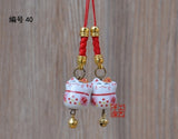 1pc 1pc Omamori Fortune Kiten Cat Good-luck Wealth Cute Phone Accessory Bag Pendant Charm Nice Gift Y16(price is for 1pcs)