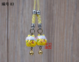 1pc 1pc Omamori Fortune Kiten Cat Good-luck Wealth Cute Phone Accessory Bag Pendant Charm Nice Gift Y16(price is for 1pcs)