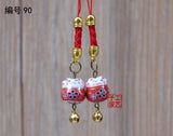 1pc 1pc Omamori Fortune Kiten Cat Good-luck Wealth Cute Phone Accessory Bag Pendant Charm Nice Gift Y16(price is for 1pcs)