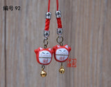 1pc 1pc Omamori Fortune Kiten Cat Good-luck Wealth Cute Phone Accessory Bag Pendant Charm Nice Gift Y16(price is for 1pcs)
