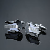 Men French Musical equipment design design cufflinks button gold silver violin musical note horn piano drum cufflinks wholesale