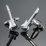 Men French Musical equipment design design cufflinks button gold silver violin musical note horn piano drum cufflinks wholesale