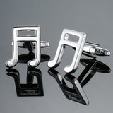 Men French Musical equipment design design cufflinks button gold silver violin musical note horn piano drum cufflinks wholesale