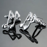 Men French Musical equipment design design cufflinks button gold silver violin musical note horn piano drum cufflinks wholesale