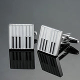 Men French Musical equipment design design cufflinks button gold silver violin musical note horn piano drum cufflinks wholesale