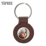 TAFREE Personality Custom Family Photo Keychain Handmade Baby Child Dad Mom Brother Sister Portrait Private Made NA01