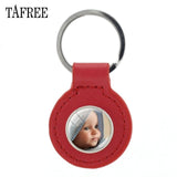 TAFREE Personality Custom Family Photo Keychain Handmade Baby Child Dad Mom Brother Sister Portrait Private Made NA01