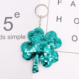 1PCS Dolphin Star Unicorn animal Keychain Glitter Pompom Sequins Key Chain Gifts for Women  Car Bag Accessories Key Ring Jewelry