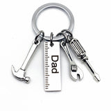 Fashion Keyring Drive Safe Name Stainless Steel Keychain Couples Key Rings Women Men Friend Family Key Chain Pendant Jewelry