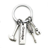 Fashion Keyring Drive Safe Name Stainless Steel Keychain Couples Key Rings Women Men Friend Family Key Chain Pendant Jewelry