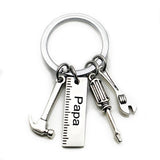 Fashion Keyring Drive Safe Name Stainless Steel Keychain Couples Key Rings Women Men Friend Family Key Chain Pendant Jewelry