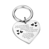 Fashion Keyring Drive Safe Name Stainless Steel Keychain Couples Key Rings Women Men Friend Family Key Chain Pendant Jewelry