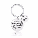Fashion Keyring Drive Safe Name Stainless Steel Keychain Couples Key Rings Women Men Friend Family Key Chain Pendant Jewelry